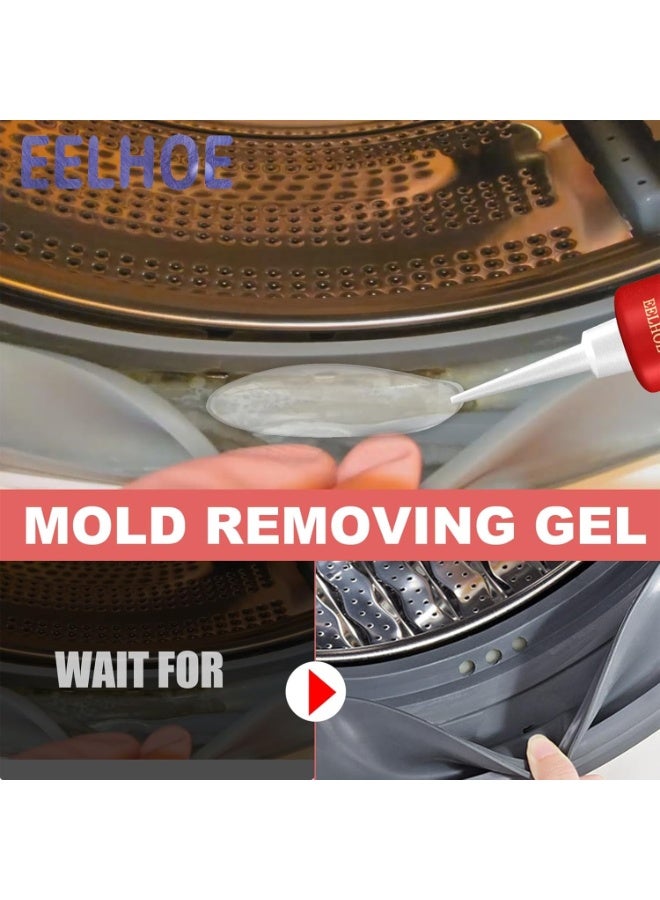 مزيل العفن جل 120 جرام – زجاجة قابلة للضغط لتطبيق سهل، مزيل فعال للعفن والبقع في المطابخ والحمامات والأحواض والشرفات وإطارات النوافذ، جل سميك لا يتدفق على الأسطح العمودية والمائلة، تركيبة يابانية عالية الجودة، آمن وسهل الاستخدام، فعال على البلاط والجص والأثاث والزوايا الصعبة - Image 4